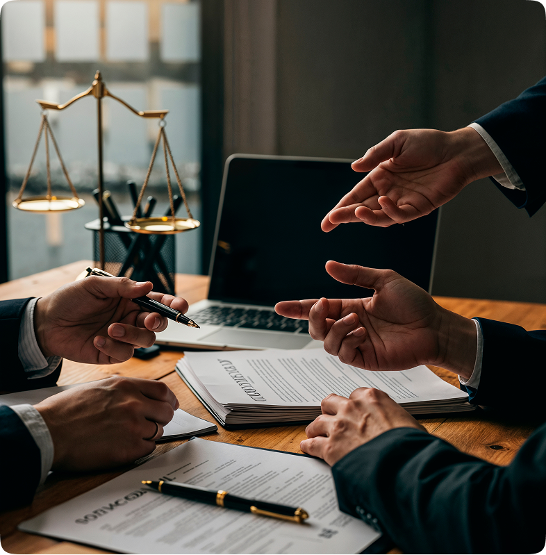 Business law documents and counsel